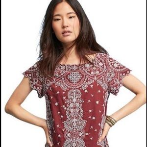 Anthropologie Feather and Bone Ynez Dress